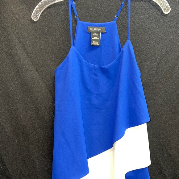 M M Couture spaghetti strap blouse - Picture 2 of 10